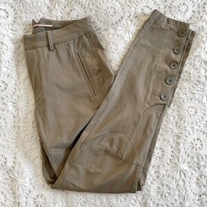 Vintage Nolita grey olive riding trouser pants